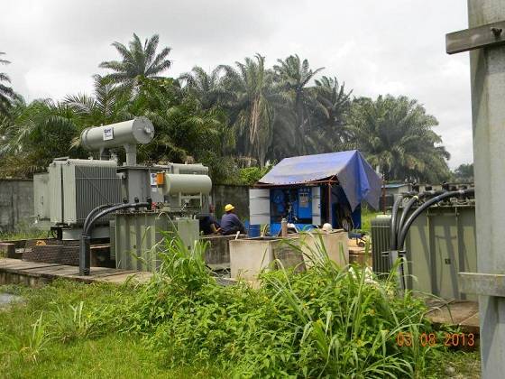 transformer oil degassing
