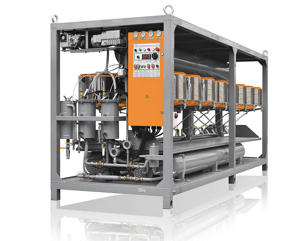 Oil regeneration plant UVR