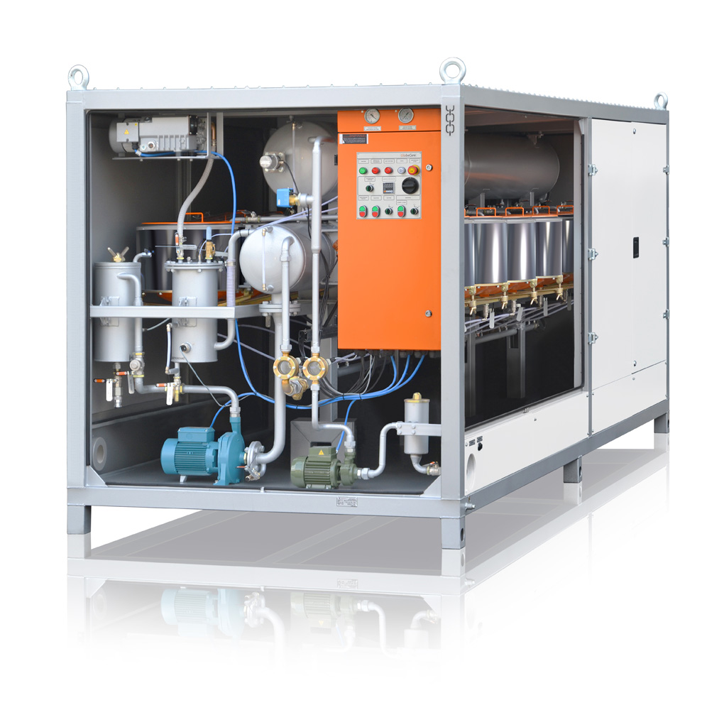 Oil regeneration plant UVR (with special adsorbent, capacity 0,1 – 0,3 LPH)
